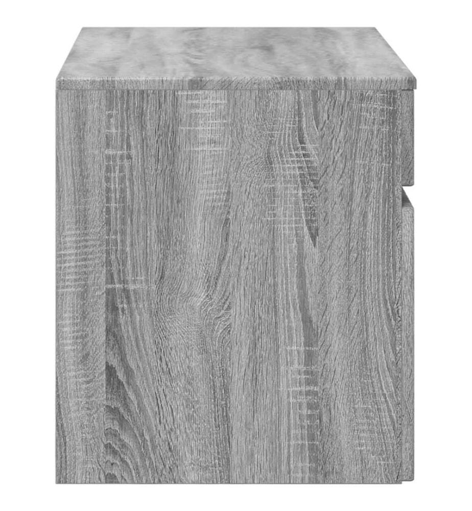 Wandmontierter Badezimmerschrank Grau Sonoma 59 x 44,5 x 50 cm