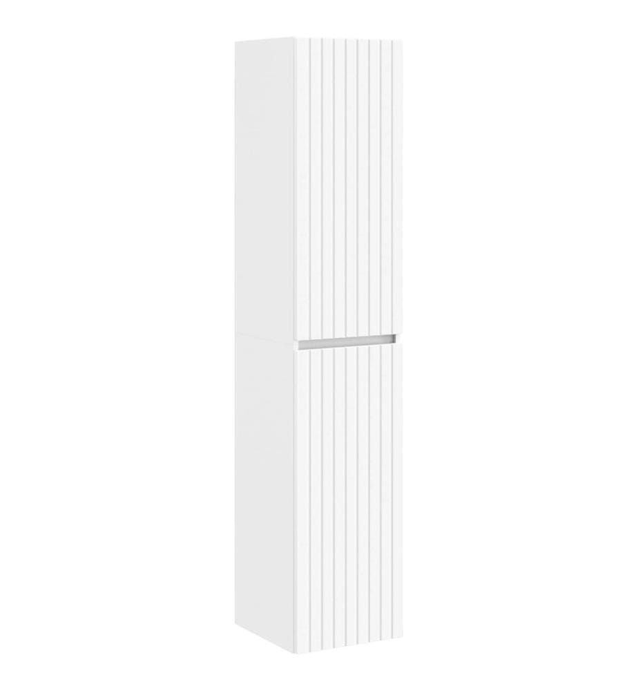 Cabinet de Salle de Bain Mural Blanc 33 x 34,5 x 160 cm