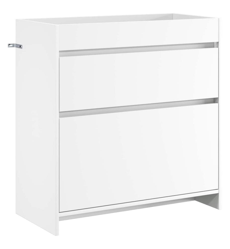 Meuble sous lavabo de salle de bain Blanc 78,5 x 37,5 x 81 cm