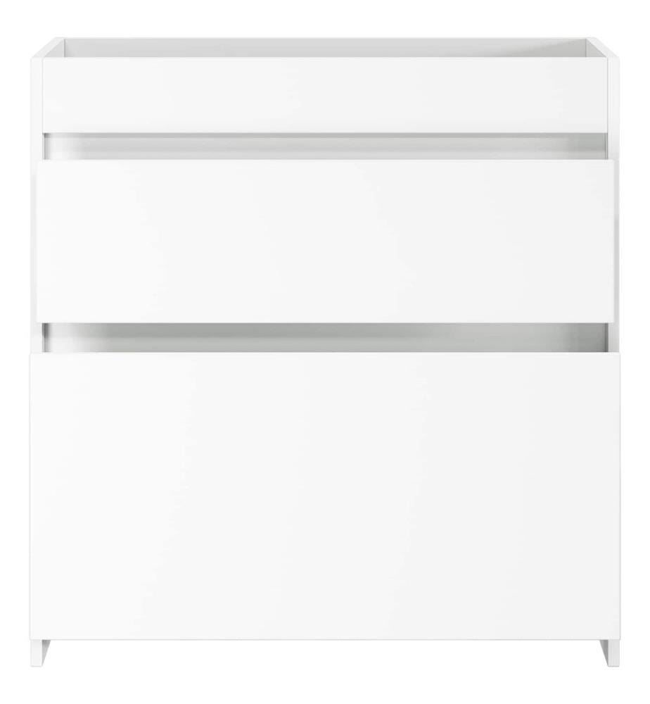 Meuble sous lavabo de salle de bain Blanc 78,5 x 37,5 x 81 cm