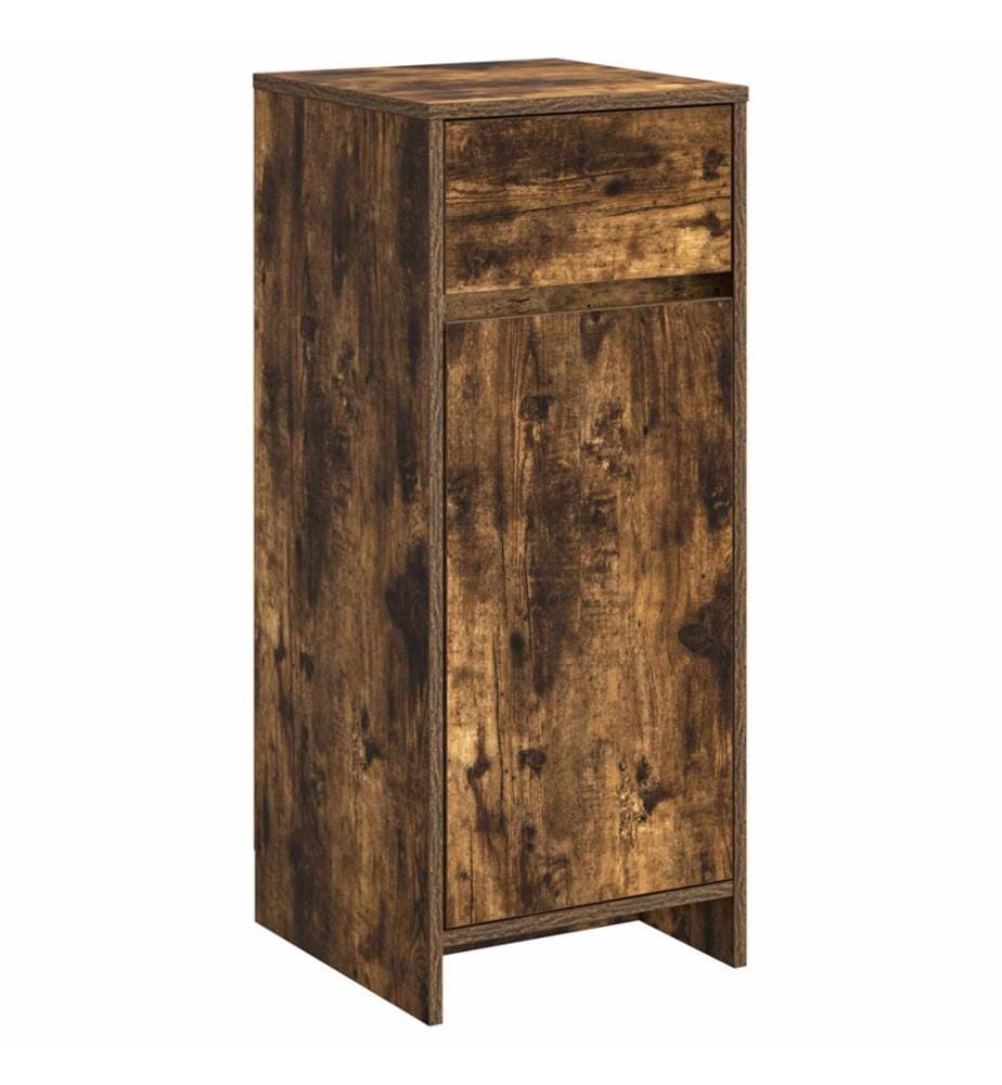 Armoire de salle de bain Chêne fumé 35 x 36,5 x 85 cm