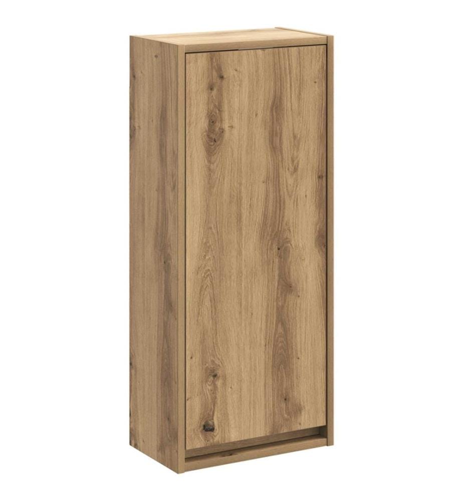 Meuble de lavabo mural Chêne artisanal 35 x 20 x 81 cm