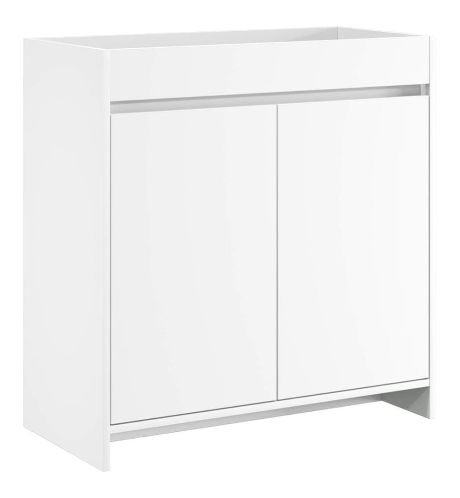 Meuble sous lavabo de salle de bain Blanc 78,5 x 37,5 x 81 cm