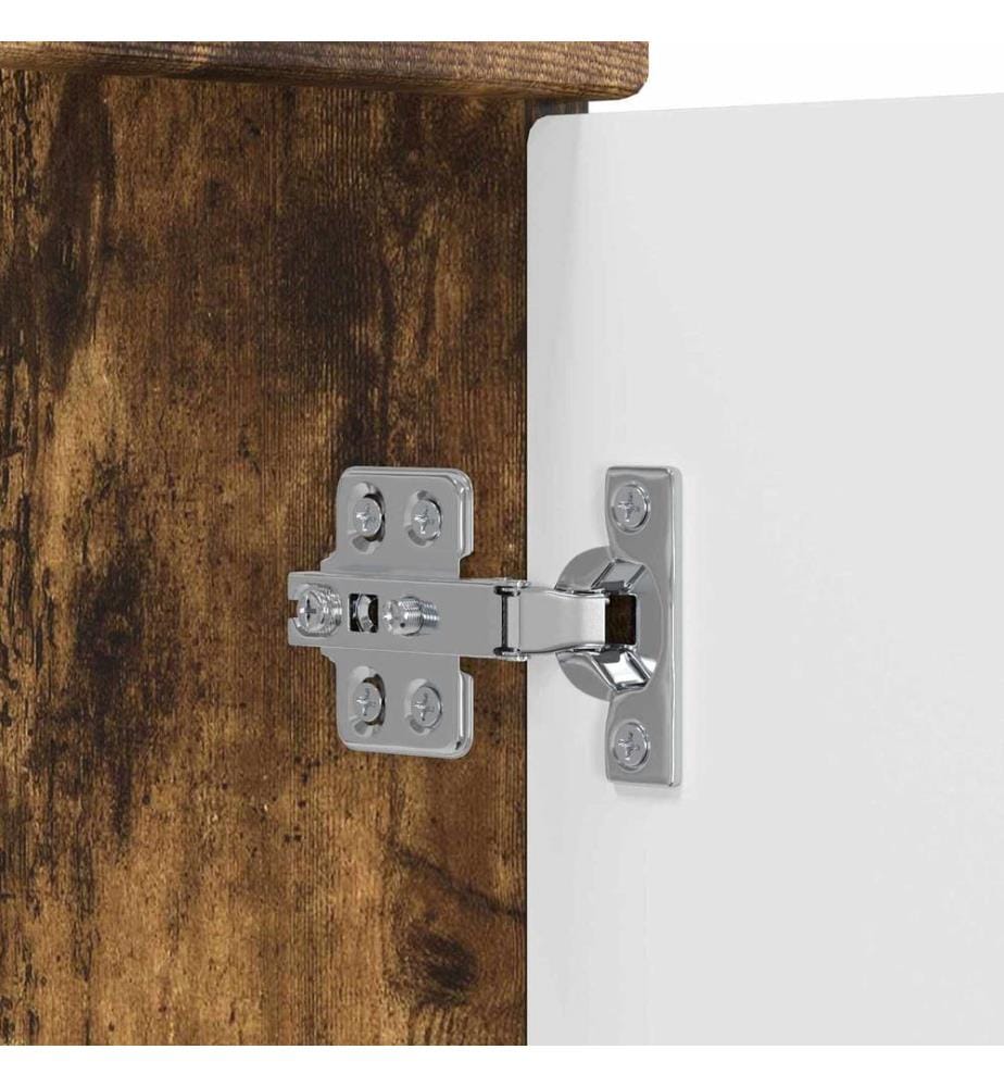 Badunterschrank Geräucherte Eiche 78,5 x 37,5 x 81 cm
