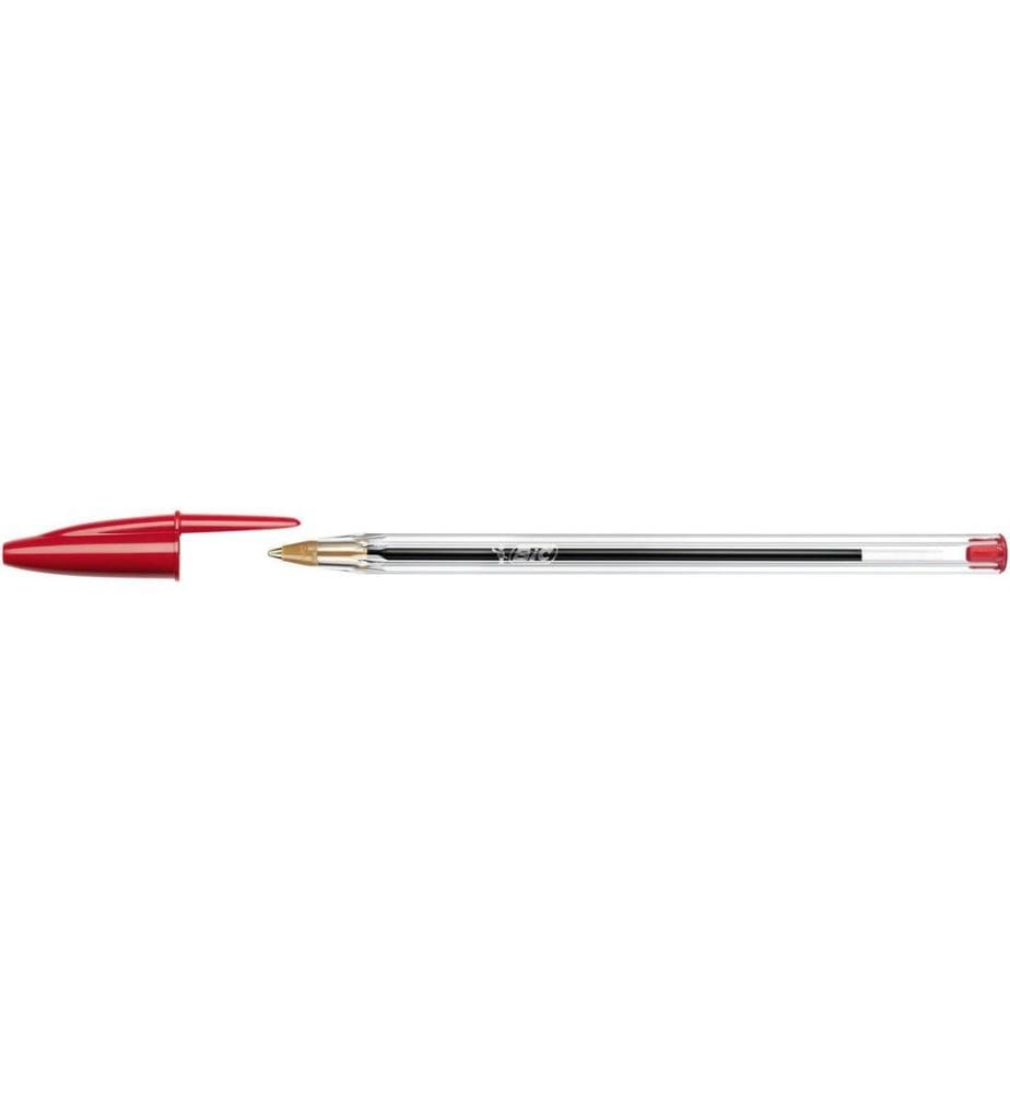 BIC - Stylo bille Cristal Original 0.32 mm Rouge, 50 pièces