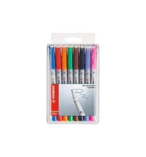 STABILO - Folienstift OHPen universal S 8 Stück Mehrfarbig