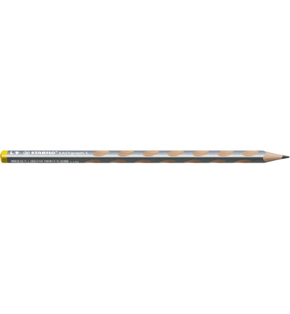 STABILO - Crayon EASYgraph S métallique Gaucher, argent