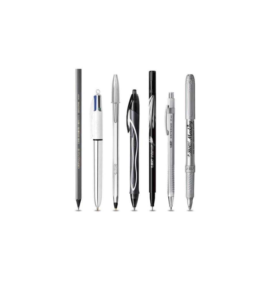 BIC - Kugelschreiber Silver Kit 8-teilig