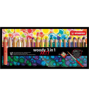 STABILO - Farbstifte woody 3in1 Arty 18er Etui