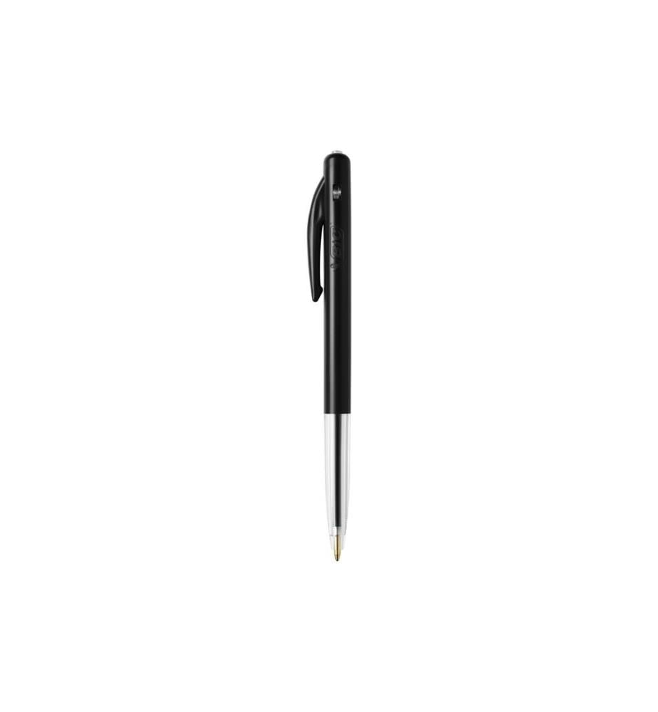 BIC - Stylo bille 0,32 mm, 50 pièces, Noir