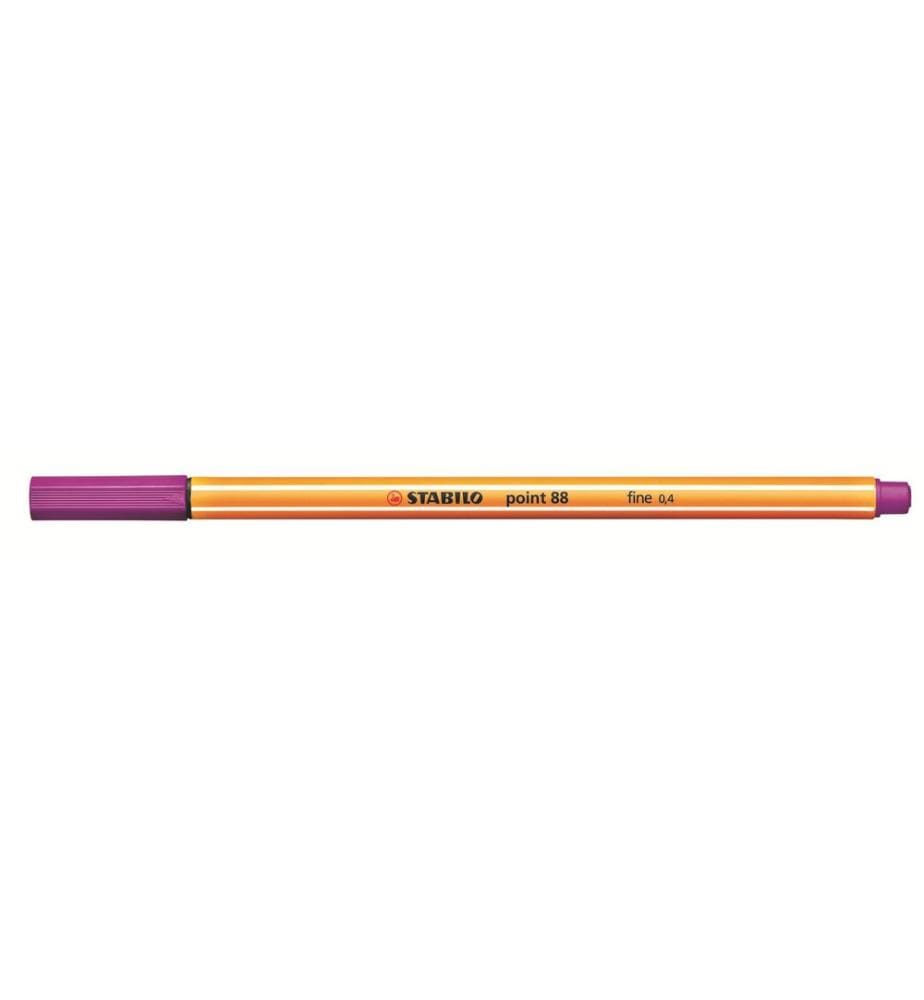 STABILO - Fineliner Point 88 10 pièces, violet