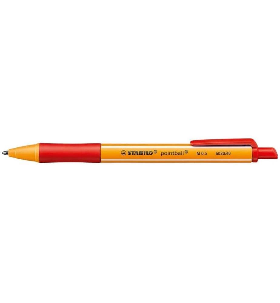 STABILO - Stylo bille Pointball Rouge