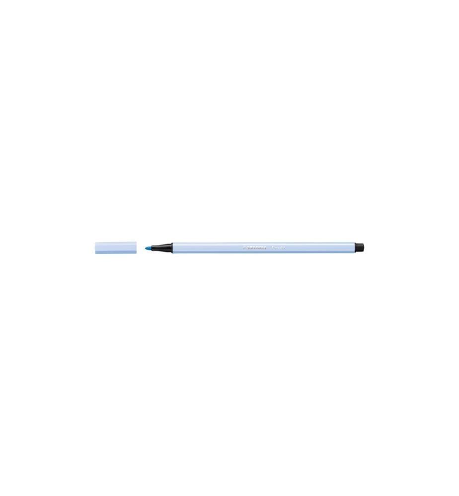 STABILO - Feutres de coloriage Pen 68 Bleu cobalt clair