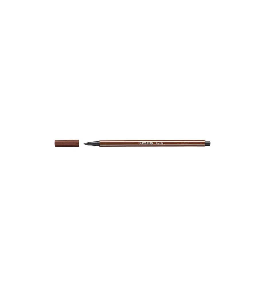 STABILO - Feutres de coloriage Pen 68 Marron