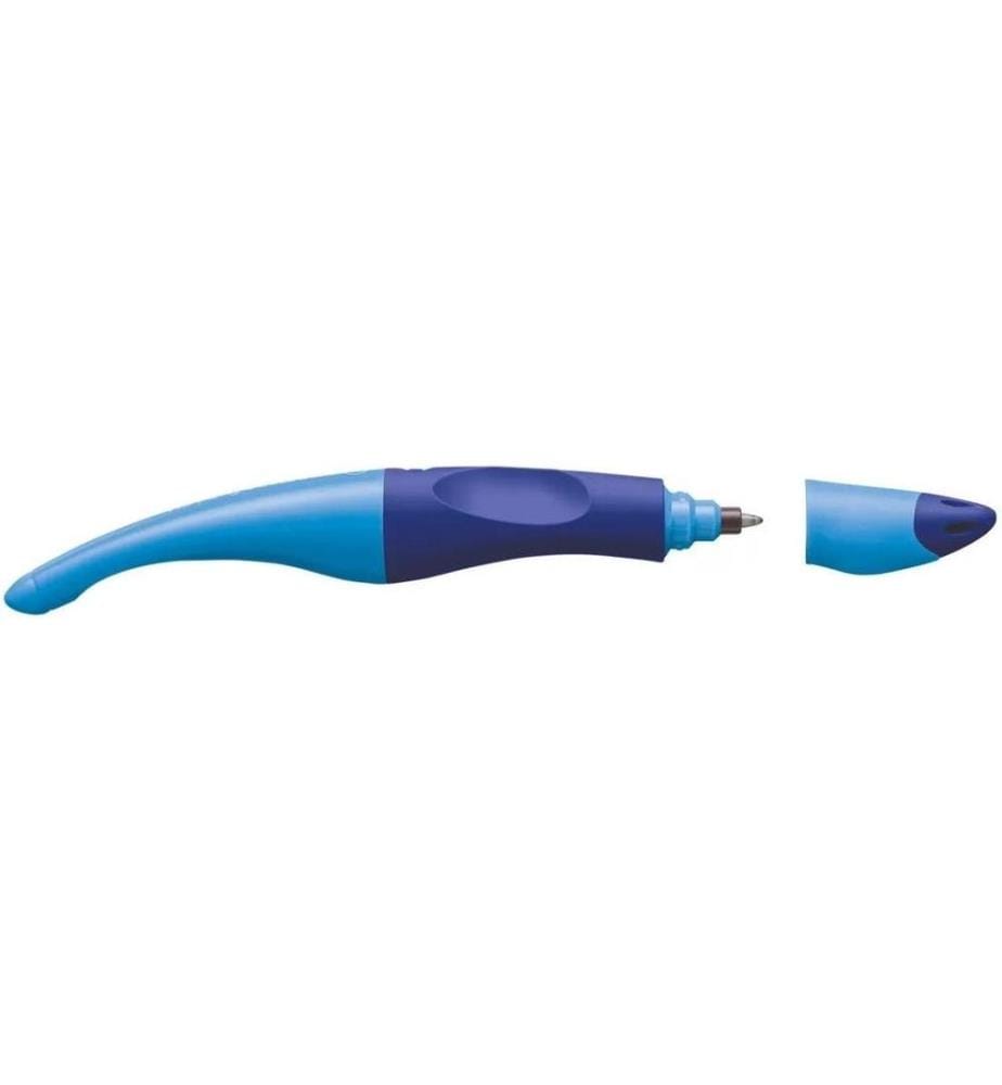 STABILO - Stylo à bille roulante Easy Start 0.5 mm, bleu