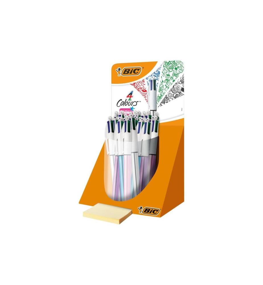 BIC - Stylo bille 4-Colours Shine 0,32 mm20 pièces