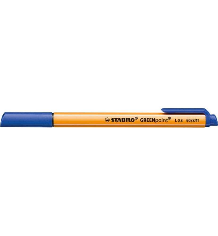STABILO - Feutres de coloriage Green Point 0.8 mm Bleu