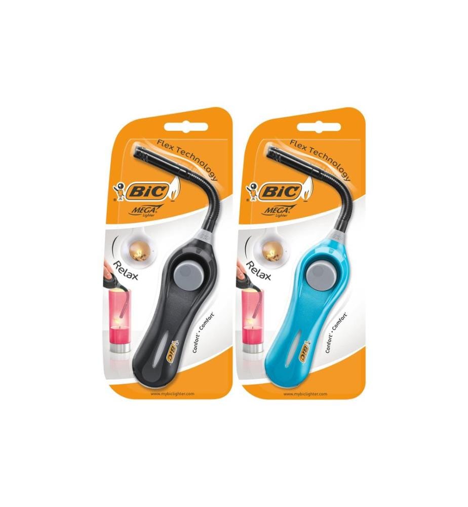 BIC - Multifunktionsfeuerzeug Megalighter Relax Mehrfarbig, 1 Stk