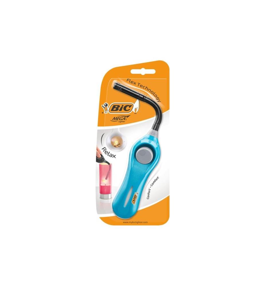 BIC - Multifunktionsfeuerzeug Megalighter Relax Mehrfarbig, 1 Stk