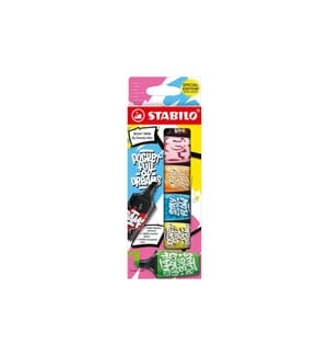 STABILO - Surligneur Boss Mini Snooze Multicolore, 6 pièces