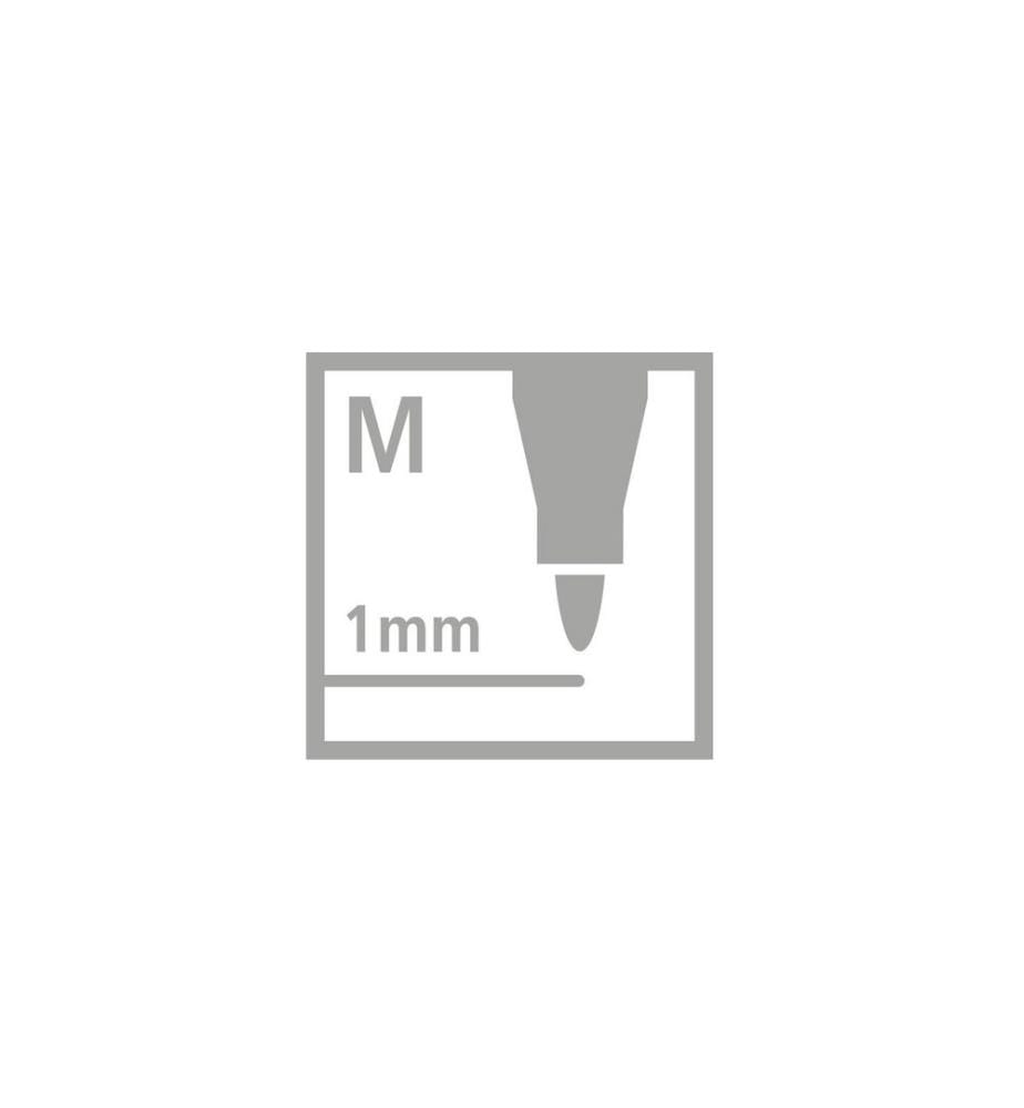 STABILO - OHPen Universal NonPermanent M Noir, 10 pièces