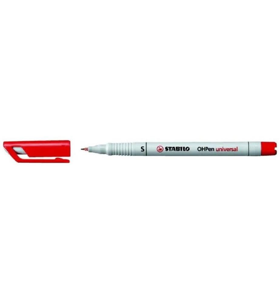 STABILO - Stylo à feuilles OHPen Universal Rouge, 10 pièces