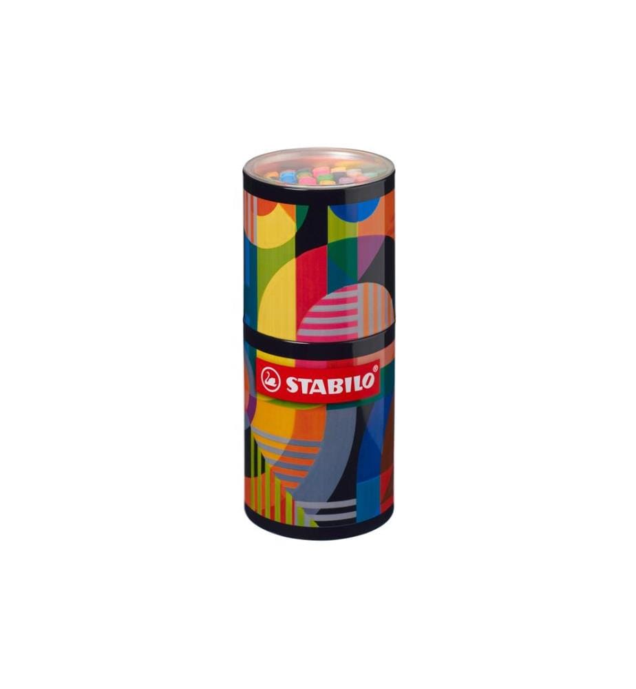 STABILO - Feutres de coloriage Pen 68, Étui métallique ARTY de 45