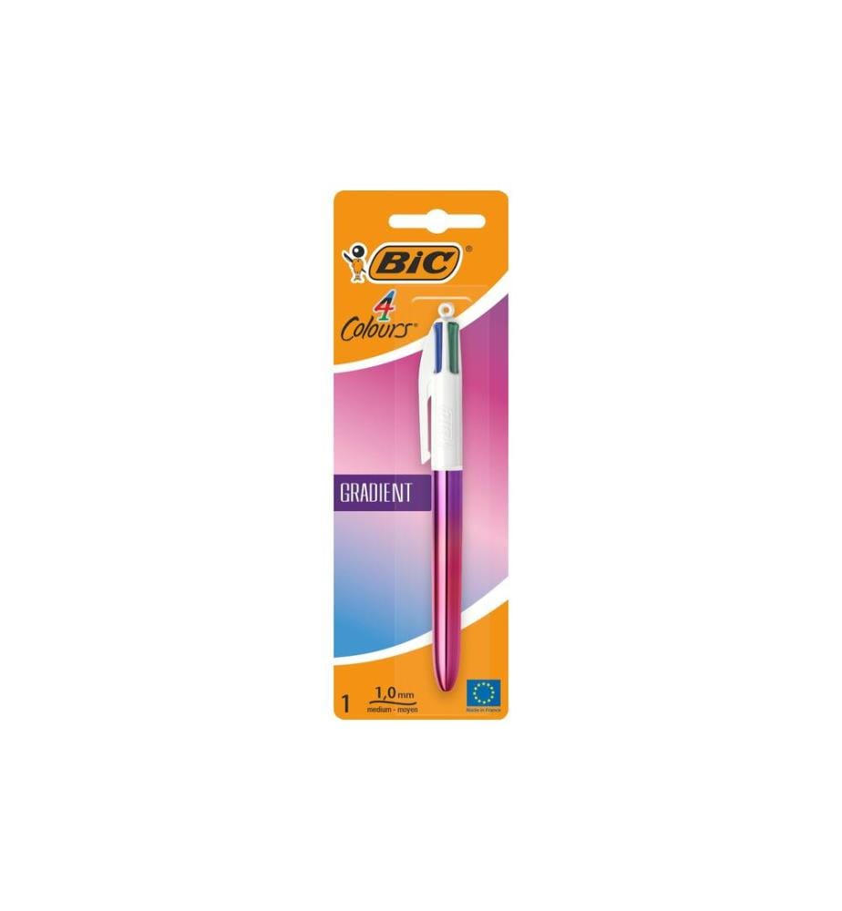 BIC - Mehrfarbenkugelschreiber 4 Colours Gradient 1 Stück