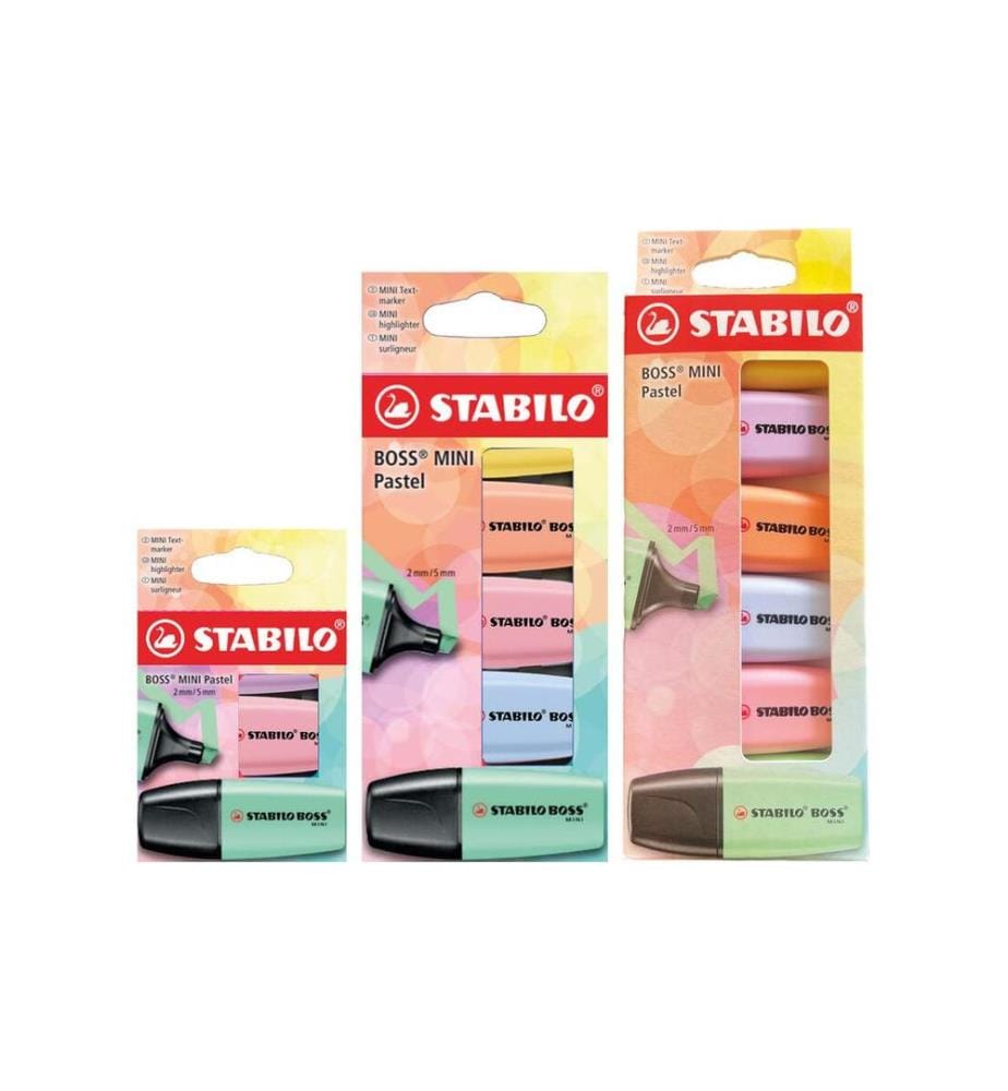 STABILO - Textmarker Boss Mini Pastell 6er Etui