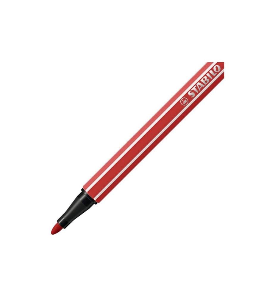 STABILO - Crayon feutre Pen 68 zigzag étui de 18 piéce