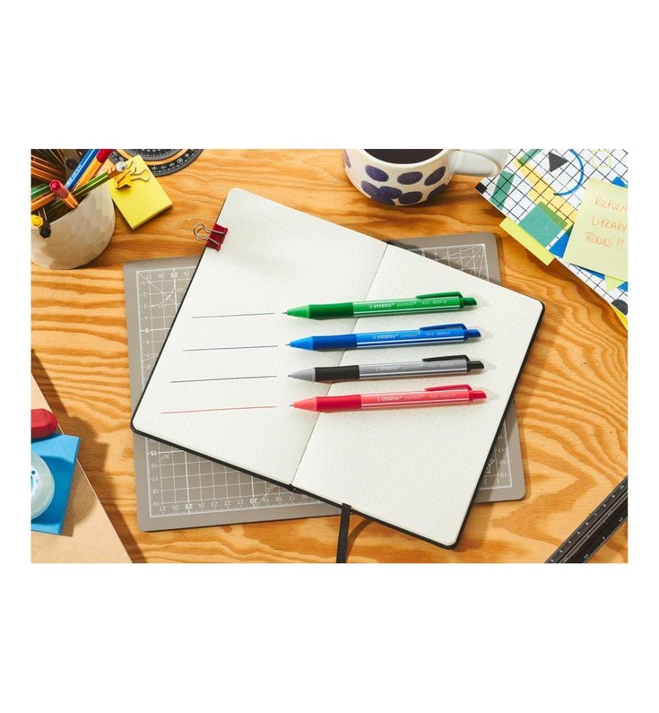 STABILO - Stylo bille Pointball 0.5 mm, Vert menthe