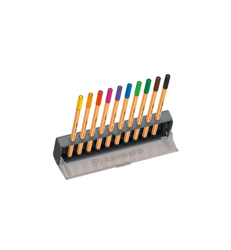 STABILO - Fineliner Point 88, 0.4 mm, Mehrfarbig