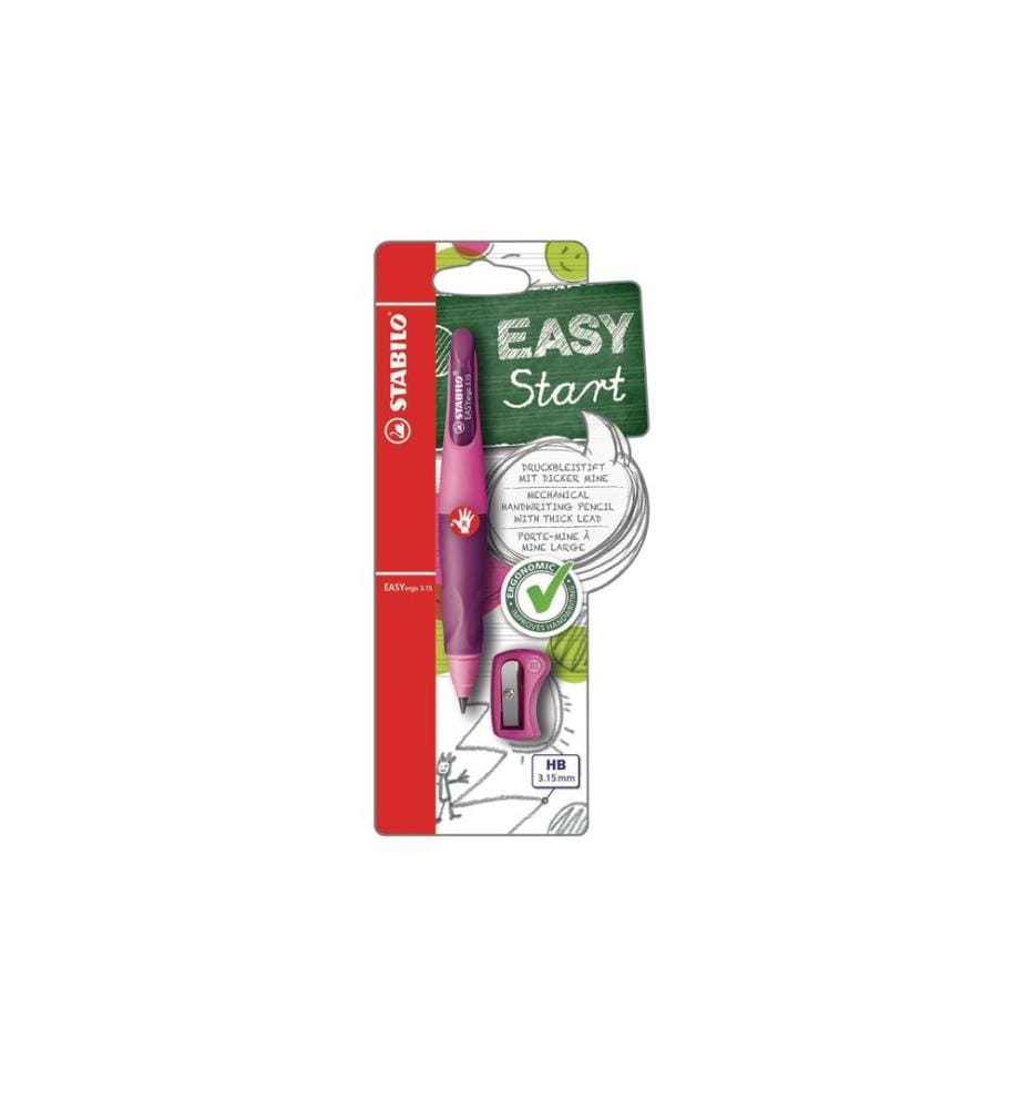STABILO - Porte-mines EASYergo 3.15 droite, rose