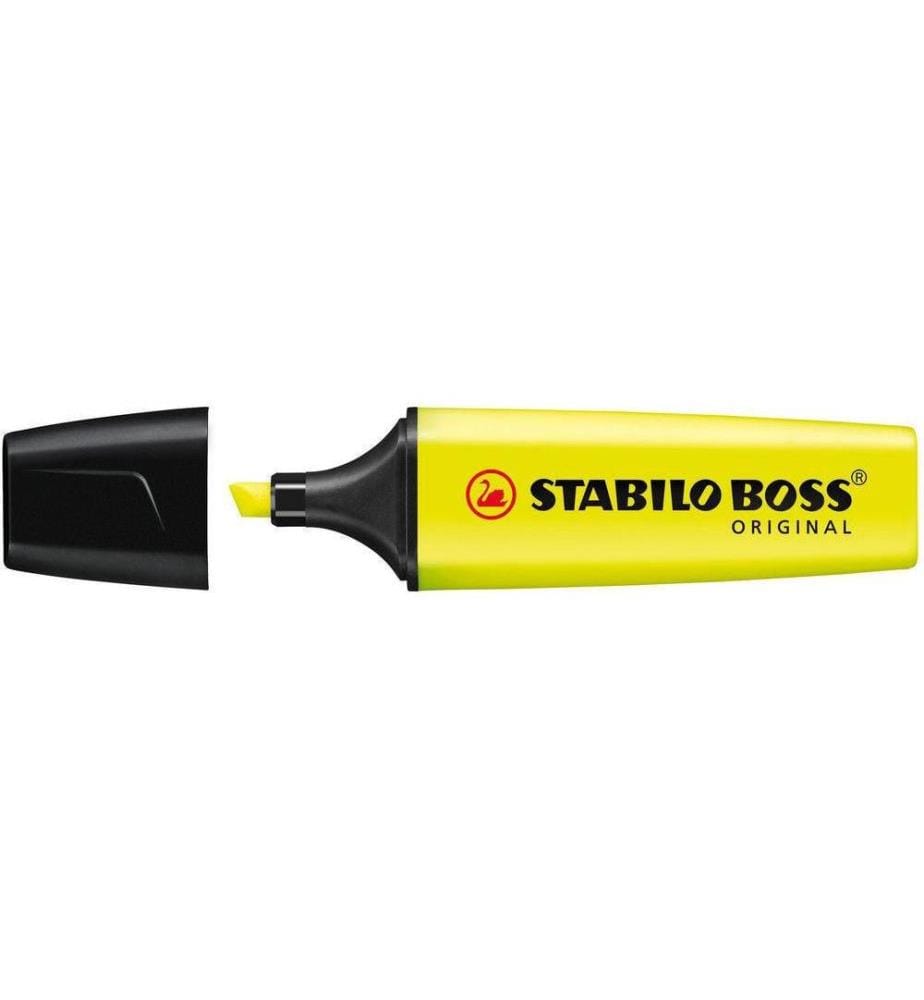 STABILO - Textmarker Boss Original 10 Stück, Gelb