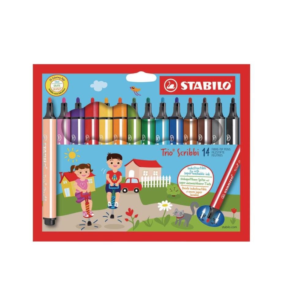 STABILO - Trio Scribbi 14 Stück