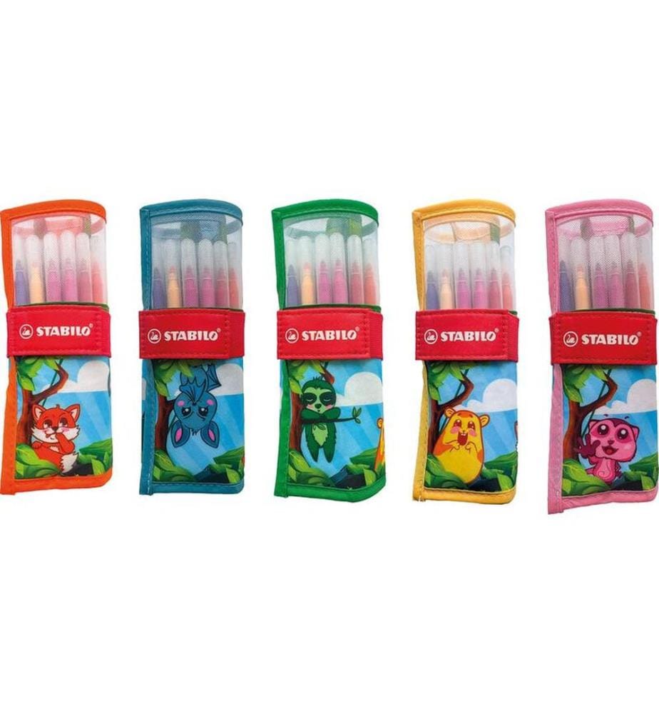 STABILO Power Rollerset Animal 18er Set, Grün