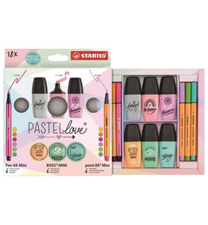 STABILO Fineliner 0.4 mm; 1-5 mm; 1 mm, Mehrfarbig