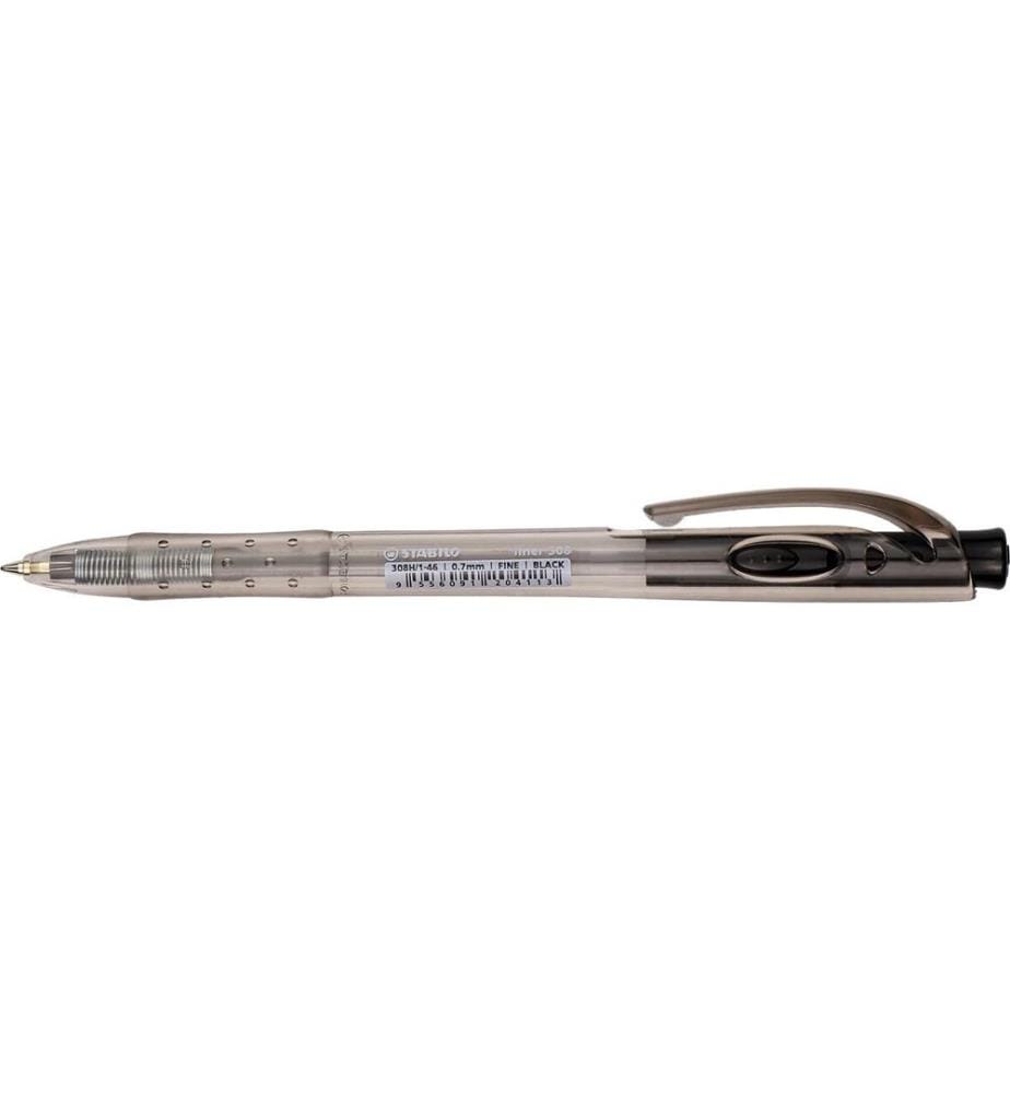 STABILO Liner 308 0,7 mm, Transparent/Noir