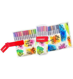 STABILO Pen 68 Brush 1 mm, 25er Set
