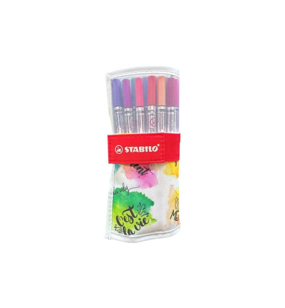STABILO Pen 68 Brush 1 mm, 25er Set
