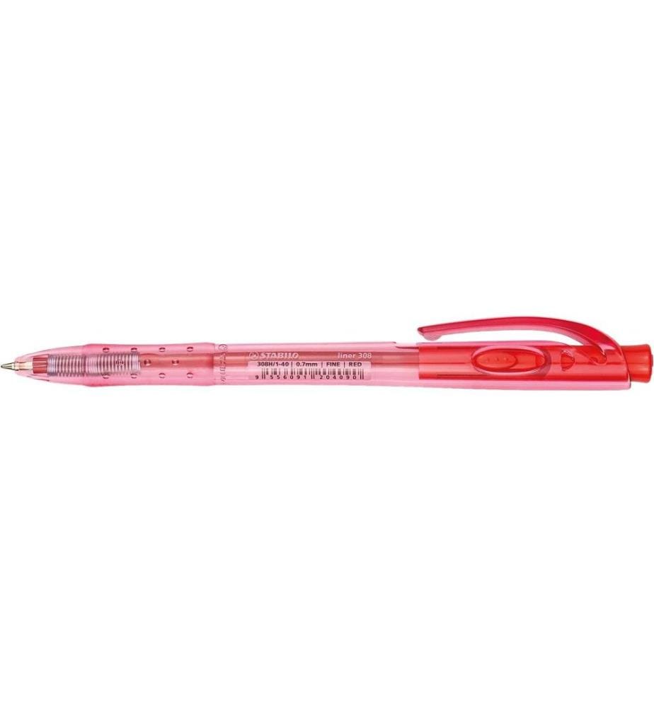 STABILO liner 308 0.7 mm, Rouge