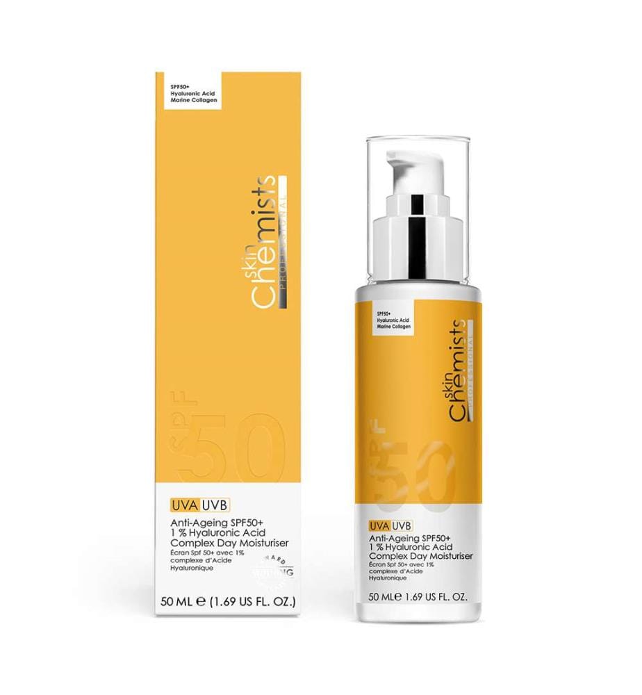 Anti-ageing day cream SPF 50 with hyaluronic acid 1% - 50ml