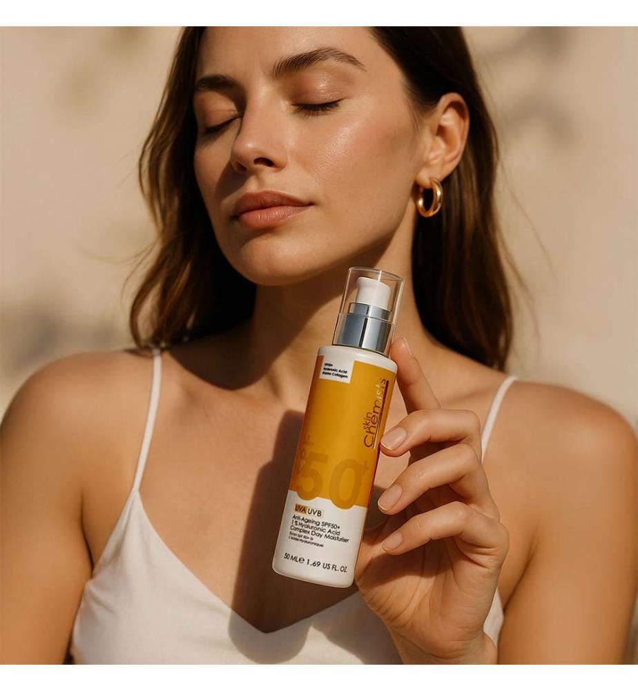 Anti-ageing day cream SPF 50 with hyaluronic acid 1% - 50ml