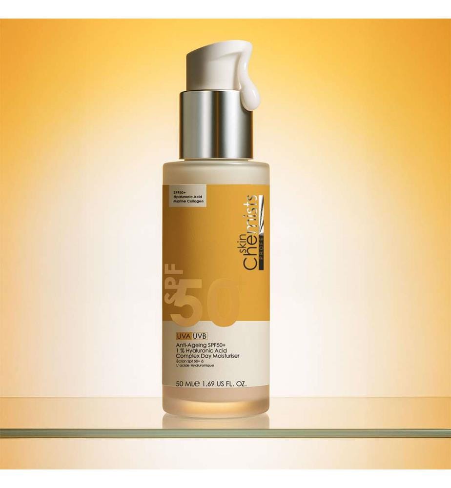 Anti-ageing day cream SPF 50 with hyaluronic acid 1% - 50ml