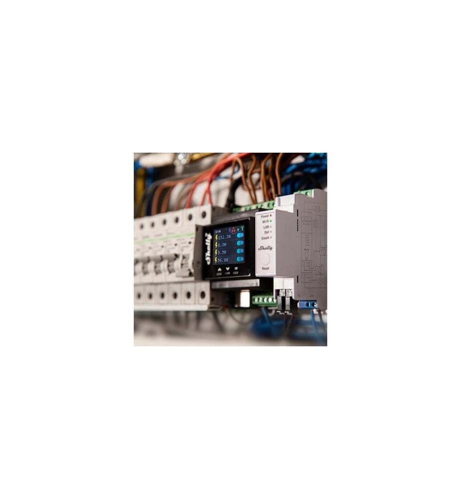 SHELLY - Einphasen-Energiezähler WiFi-Energy Meter 50 A 1-Phase