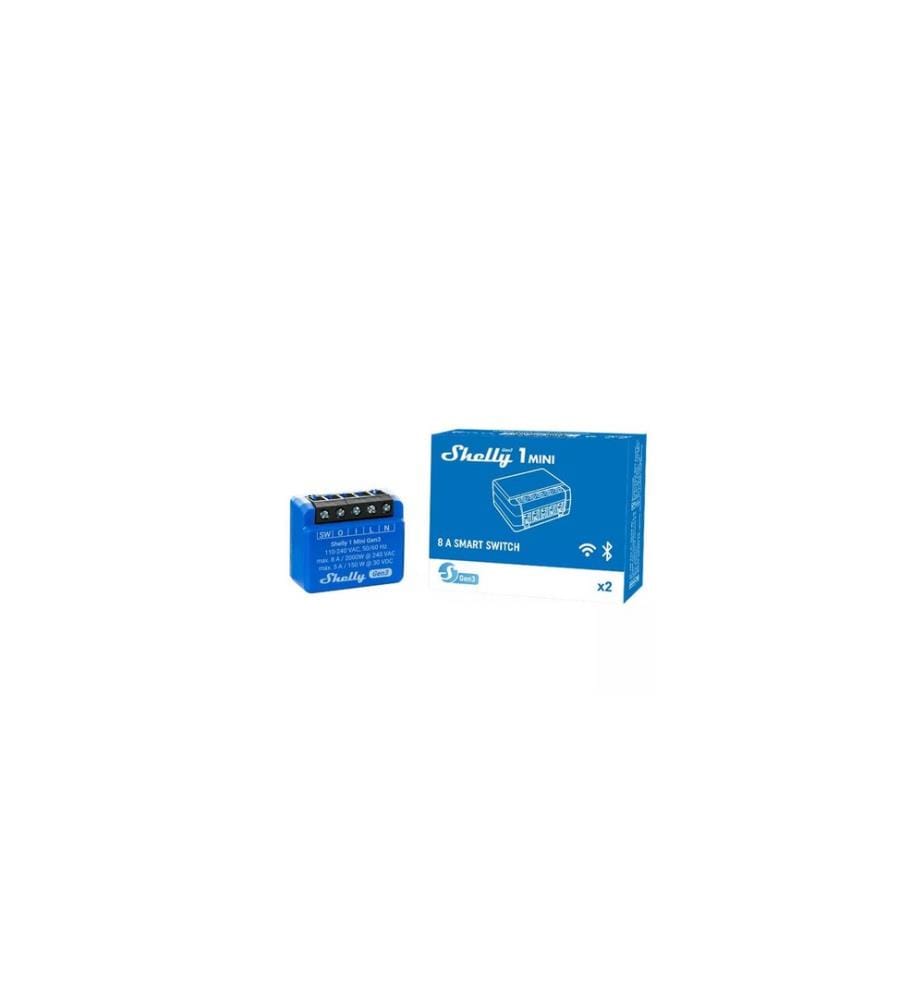 SHELLY - WLAN-Schalter Mini Gen3, 2 Stück