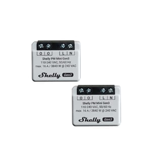 SHELLY - WLAN-Leistungsmesser PM Gen3, 2 Stück