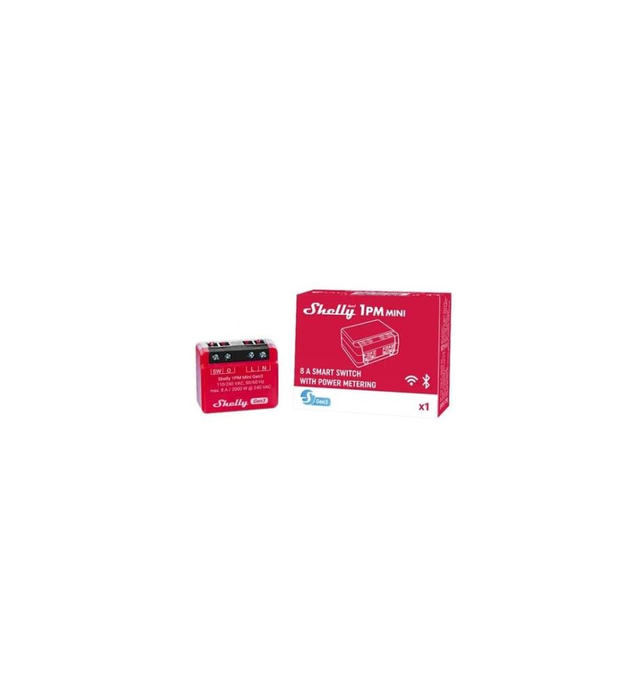 SHELLY - WLAN-Schaltaktor Mini PM Gen3, 2 Stück