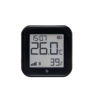 SHELLY - WLAN-Luftfeuchte- und Temperatursensor H&T Gen3, Schwarz