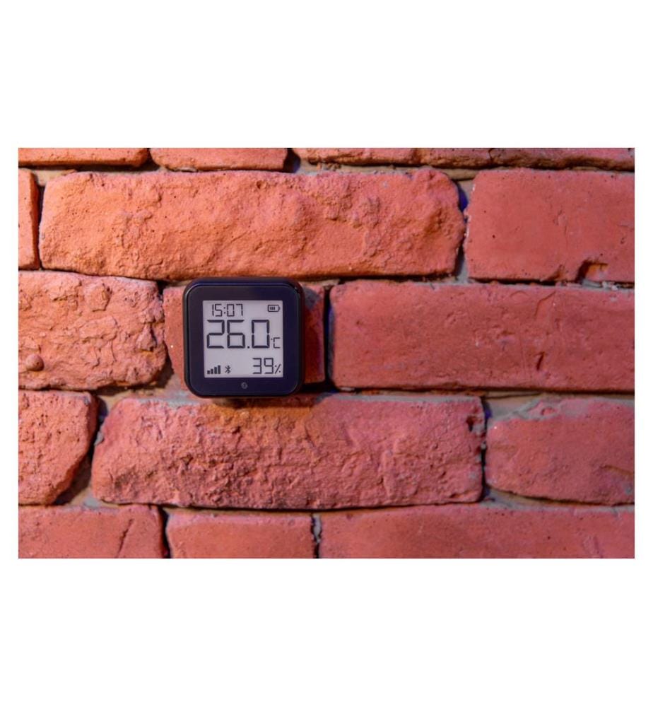 SHELLY - WLAN-Luftfeuchte- und Temperatursensor H&T Gen3, Schwarz